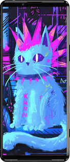 Силиконовый чехол Кот панк для Sony Xperia 5 III - 6311u-2580 изображение 