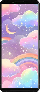 Силіконовий чехол Хмари та веселка для Sony Xperia 5 III - 6312u-2580 изображение 