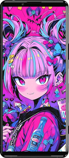 Силиконовый чехол Аниме милаха для Sony Xperia 5 III - 6314u-2580 изображение 
