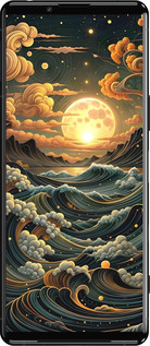 Силіконовий чехол Арт волны для Sony Xperia 5 III - 6332u-2580 изображение 