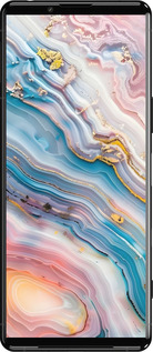 Силиконовый чехол Мрамор красивый для Sony Xperia 5 III - 6376u-2580 изображение 