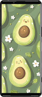 Силиконовый чехол Авокадо для Sony Xperia 5 III - 6380u-2580 изображение 