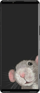 Силиконовый чехол The Peeking Rat для Sony Xperia 5 III - 6442u-2580 изображение 