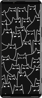 Силиконовый чехол С изображением кошек для Sony Xperia 5 III - 6470u-2580 изображение 