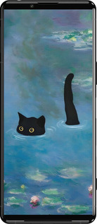 Силиконовый чехол С изображением кота и водяной лилии Monet для Sony Xperia 5 III - 6519u-2580 изображение 