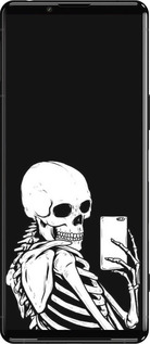 Силиконовый чехол Скелет делает Selfie для Sony Xperia 5 III - 6535u-2580 изображение 