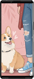 Силиконовый чехол Корги 3 для Sony Xperia 5 III - 6707u-2580 изображение 