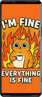 Силіконовий чехол Funny Cat для Sony Xperia 5 III - 6786u-2580 изображение 