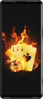 Силіконовий чехол Палаючі карти  для Sony Xperia 5 III - 839u-2580 изображение 