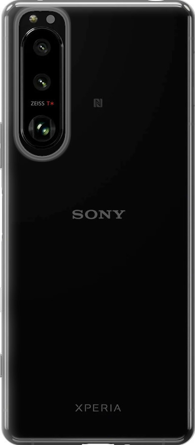 Силиконовый чехол Прозрачный для Sony Xperia 5 III - 5636u-2580 изображение 