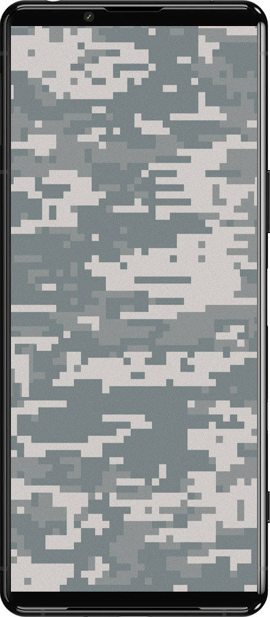Силиконовый чехол Камуфляж для Sony Xperia 5 III - 1085u-2580 изображение 