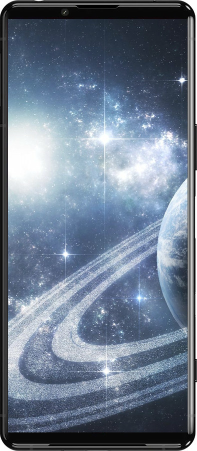 Силиконовый чехол Кольца Сатурна для Sony Xperia 5 III - 173u-2580 изображение 