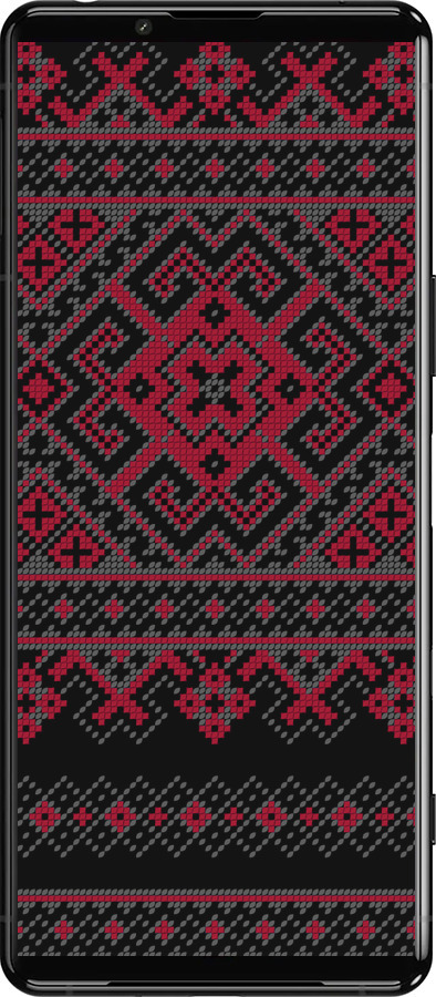 Силиконовый чехол Вышиванка 52 для Sony Xperia 5 III - 1763u-2580 изображение 