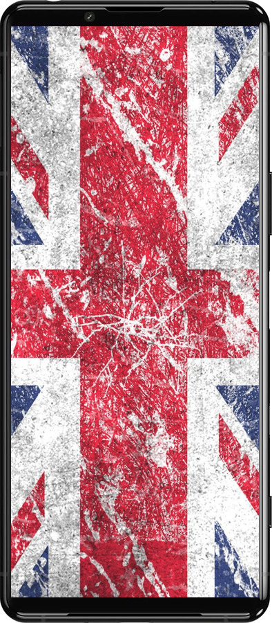 Силиконовый чехол Флаг Великобритании 1 для Sony Xperia 5 III - 386u-2580 изображение 