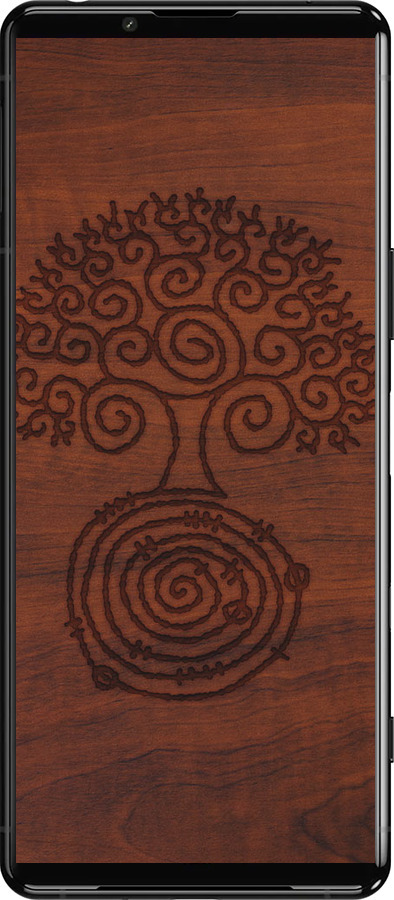 Силиконовый чехол Узор дерева для Sony Xperia 5 III - 4119u-2580 изображение 
