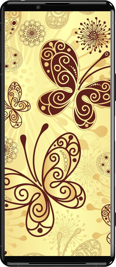Силіконовий чехол Красиві метелики для Sony Xperia 5 III - 4170u-2580 изображение 