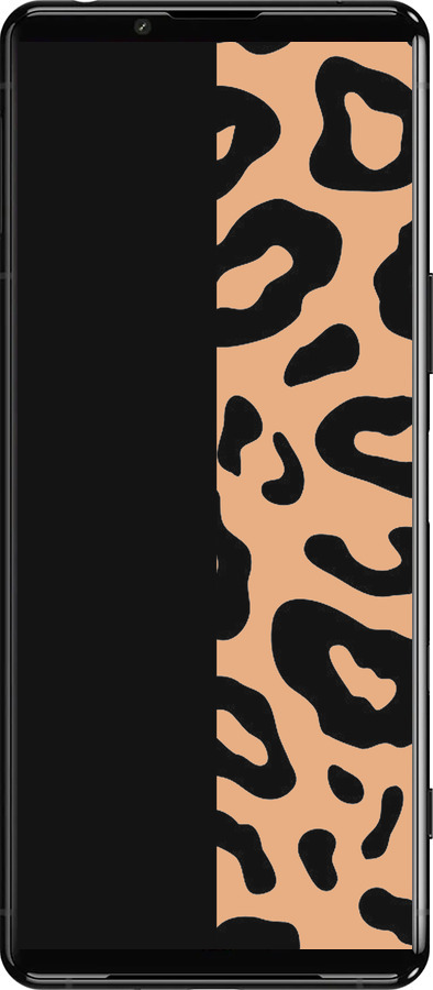 Силиконовый чехол Пятна леопарда для Sony Xperia 5 III - 4269u-2580 изображение 