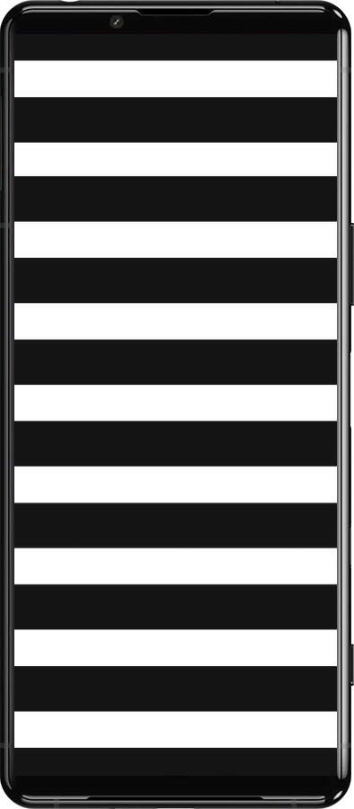 Силиконовый чехол Черно-белые полосы для Sony Xperia 5 III - 4461u-2580 изображение 