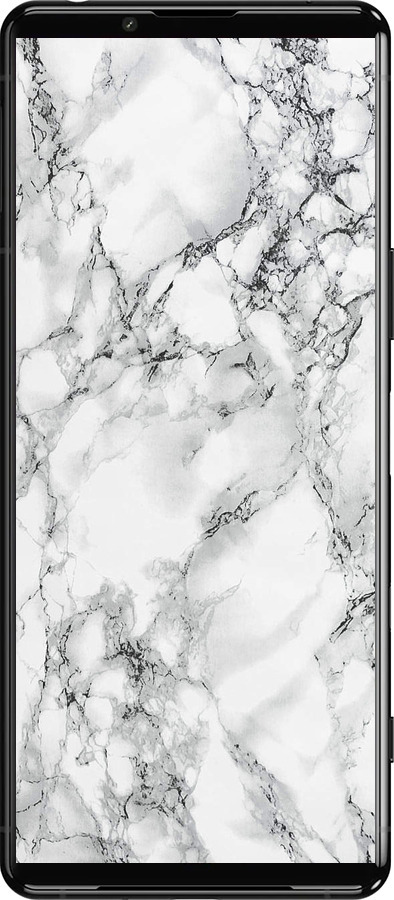 Силіконовий чехол Мармур білий для Sony Xperia 5 III - 4480u-2580 изображение 