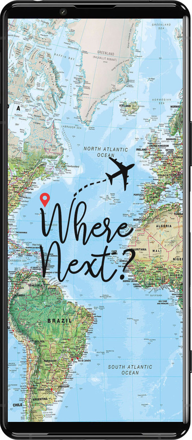 Силиконовый чехол Путешествие для Sony Xperia 5 III - 4503u-2580 изображение 