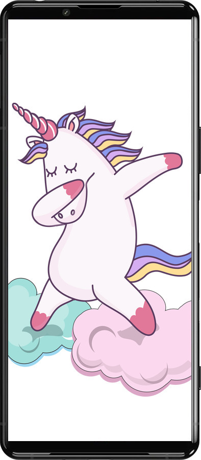 Силиконовый чехол Единорог для Sony Xperia 5 III - 4702u-2580 изображение 
