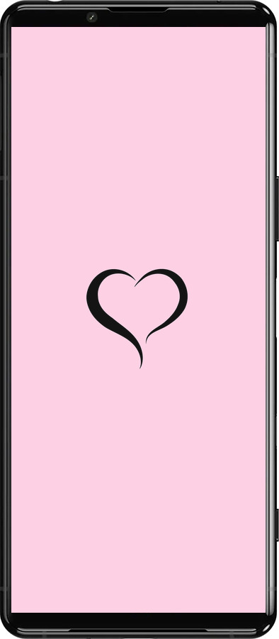 Силиконовый чехол Сердце 1 для Sony Xperia 5 III - 4730u-2580 изображение 