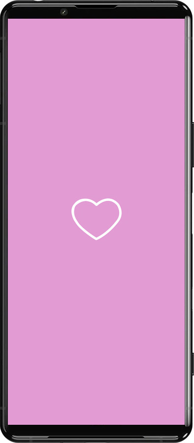 Силиконовый чехол Сердце 2 для Sony Xperia 5 III - 4863u-2580 изображение 