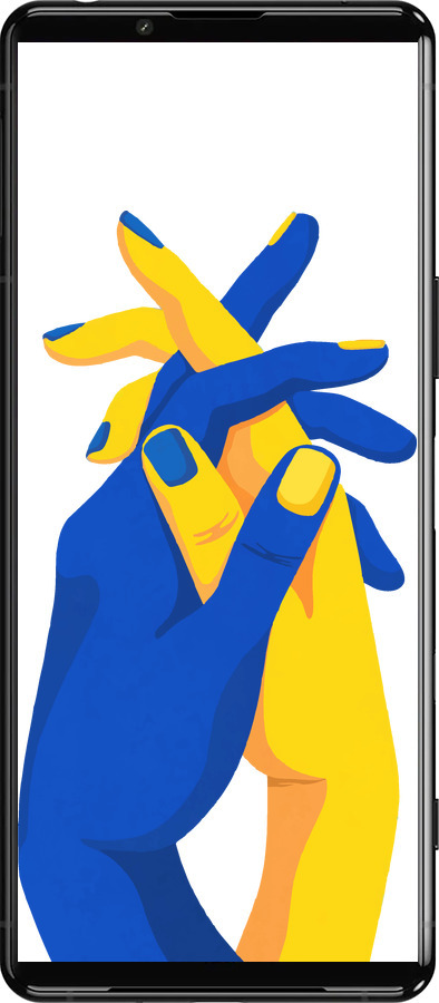 Силиконовый чехол Stand With Ukraine для Sony Xperia 5 III - 5255u-2580 изображение 