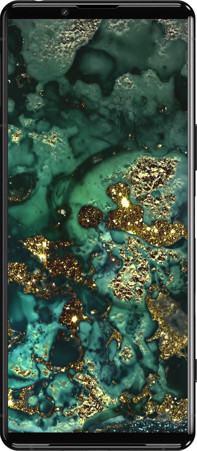 Силіконовий чехол Мармур золото багатство для Sony Xperia 5 III - 5419u-2580 изображение 