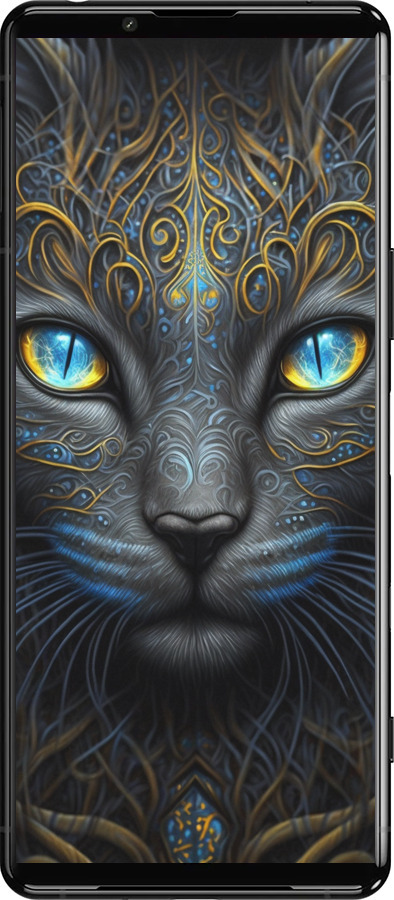 Силіконовий чехол Кішка для Sony Xperia 5 III - 5548u-2580 изображение 