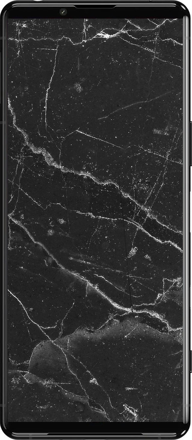 Силиконовый чехол Черный мрамор v2 для Sony Xperia 5 III - 5568u-2580 изображение 
