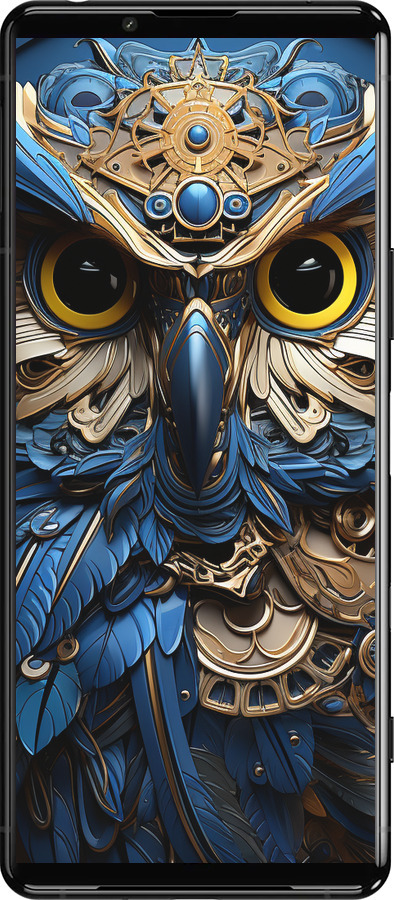 Силиконовый чехол Сова v2 для Sony Xperia 5 III - 5649u-2580 изображение 