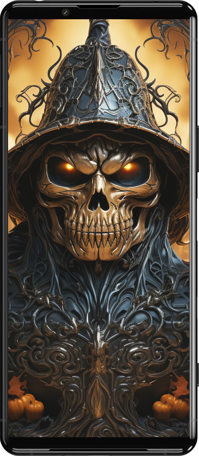 Силиконовый чехол Череп 2 для Sony Xperia 5 III - 5652u-2580 изображение 