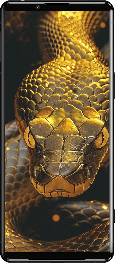 Силиконовый чехол Golden snake для Sony Xperia 5 III - 6072u-2580 изображение 