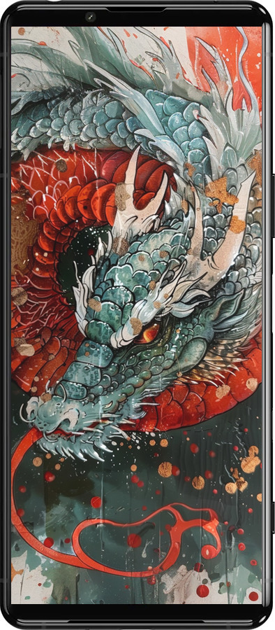 Силиконовый чехол Стихия огня для Sony Xperia 5 III - 6101u-2580 изображение 