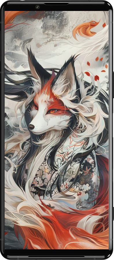 Силиконовый чехол Дух кицунэ' для Sony Xperia 5 III - 6107u-2580 изображение 
