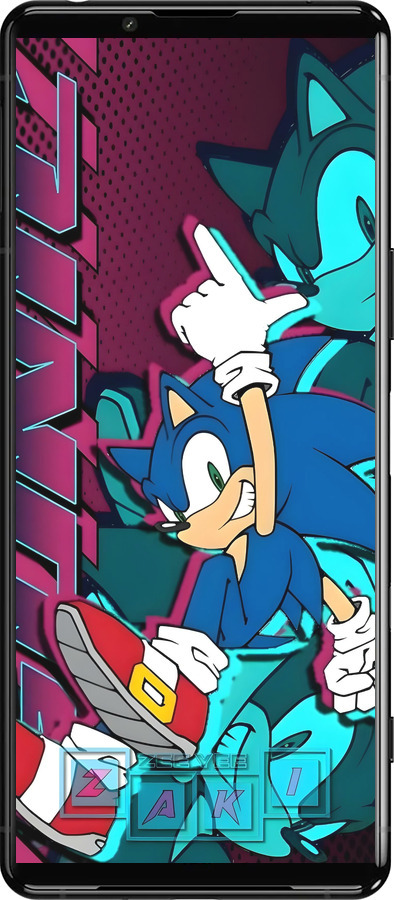 Силіконовий чехол Соник для Sony Xperia 5 III - 6284u-2580 изображение 
