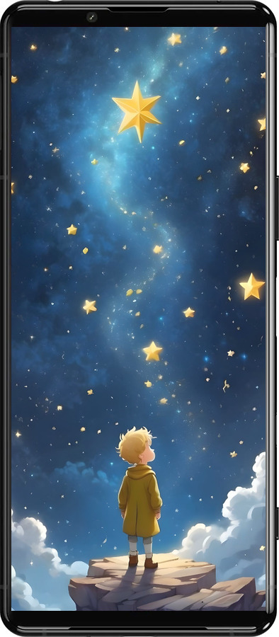 Силиконовый чехол Маленький принц для Sony Xperia 5 III - 6326u-2580 изображение 