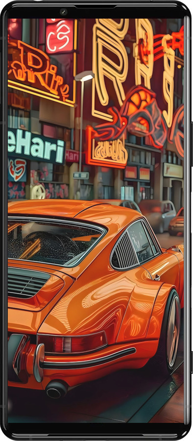 Силиконовый чехол Порше для Sony Xperia 5 III - 6334u-2580 изображение 