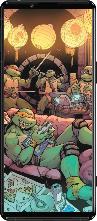 Силіконовий чехол Черепашки ніндзя для Sony Xperia 5 III - 6346u-2580 изображение 