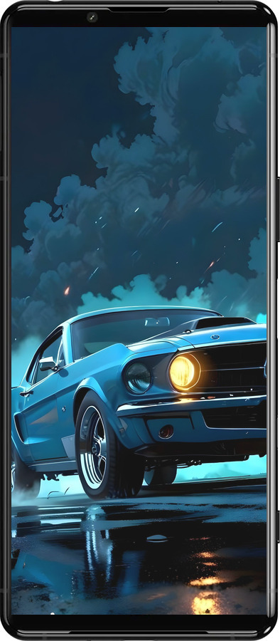 Силиконовый чехол Форд мустанг для Sony Xperia 5 III - 6374u-2580 изображение 