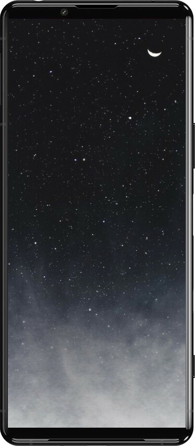 Силиконовый чехол Сині хмари, Синій місяць для Sony Xperia 5 III - 6396u-2580 изображение 