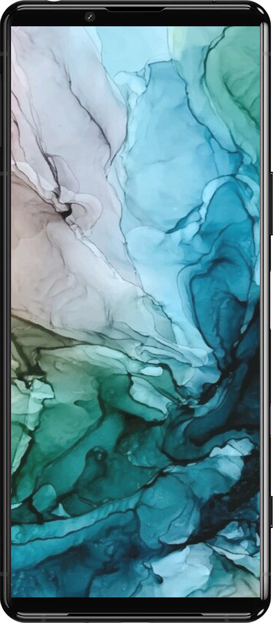 Силиконовый чехол С красочной абстрактной картиной Соленые берега для Sony Xperia 5 III - 6405u-2580 изображение 