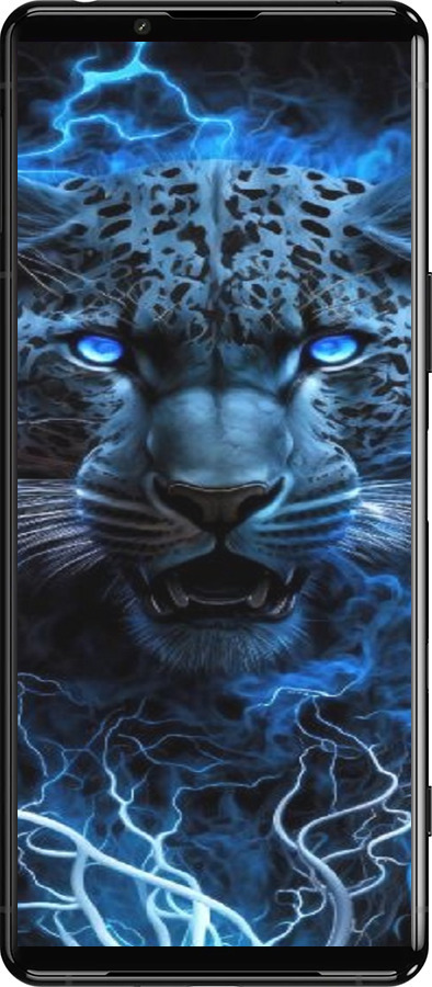 Силиконовый чехол Ледяной леопард для Sony Xperia 5 III - 6460u-2580 изображение 