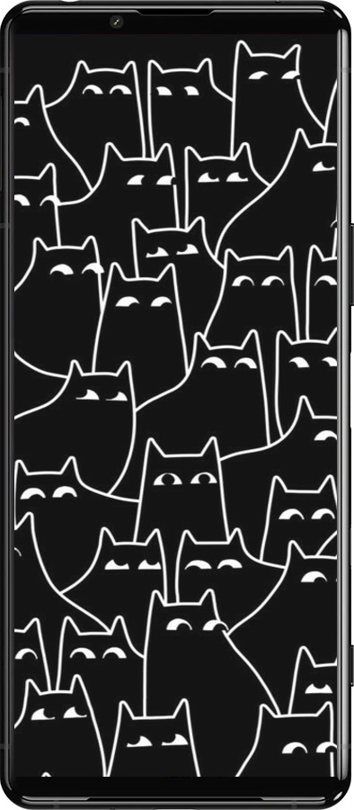 Силиконовый чехол С изображением кошек для Sony Xperia 5 III - 6470u-2580 изображение 