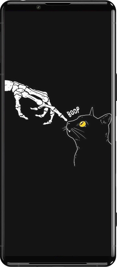 Силиконовый чехол Кошка для Sony Xperia 5 III - 6505u-2580 изображение 