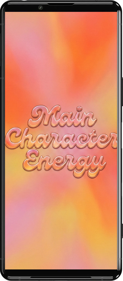 Силиконовый чехол Aura Gradient Main Character Energy Aesthetic Y2K для Sony Xperia 5 III - 6783u-2580 изображение 