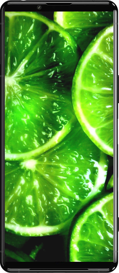 Силиконовый чехол Зелёные дольки лимона для Sony Xperia 5 III - 852u-2580 изображение 