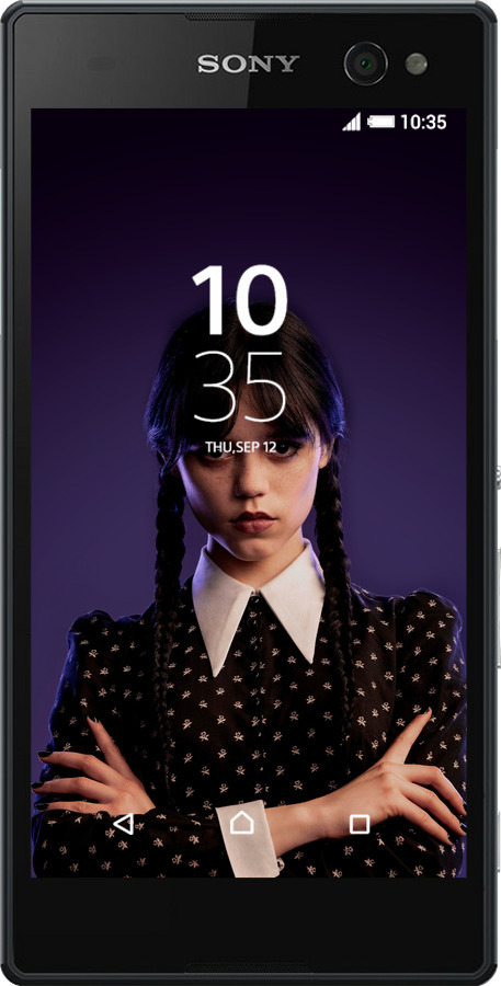 Силиконовый чехол Wednesday v3 для Sony Xperia C3 D2502 - 5517u-171 изображение 