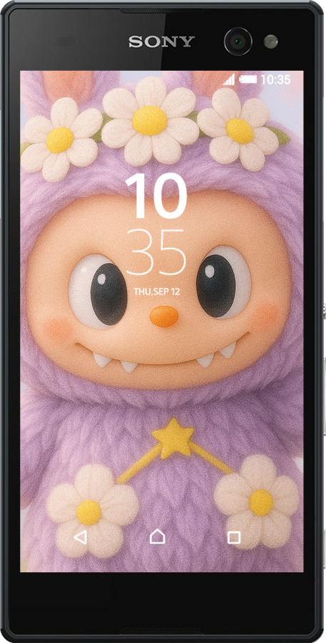 Силіконовий чехол Лабубу 1 для Sony Xperia C3 D2502 - 6709u-171 изображение 